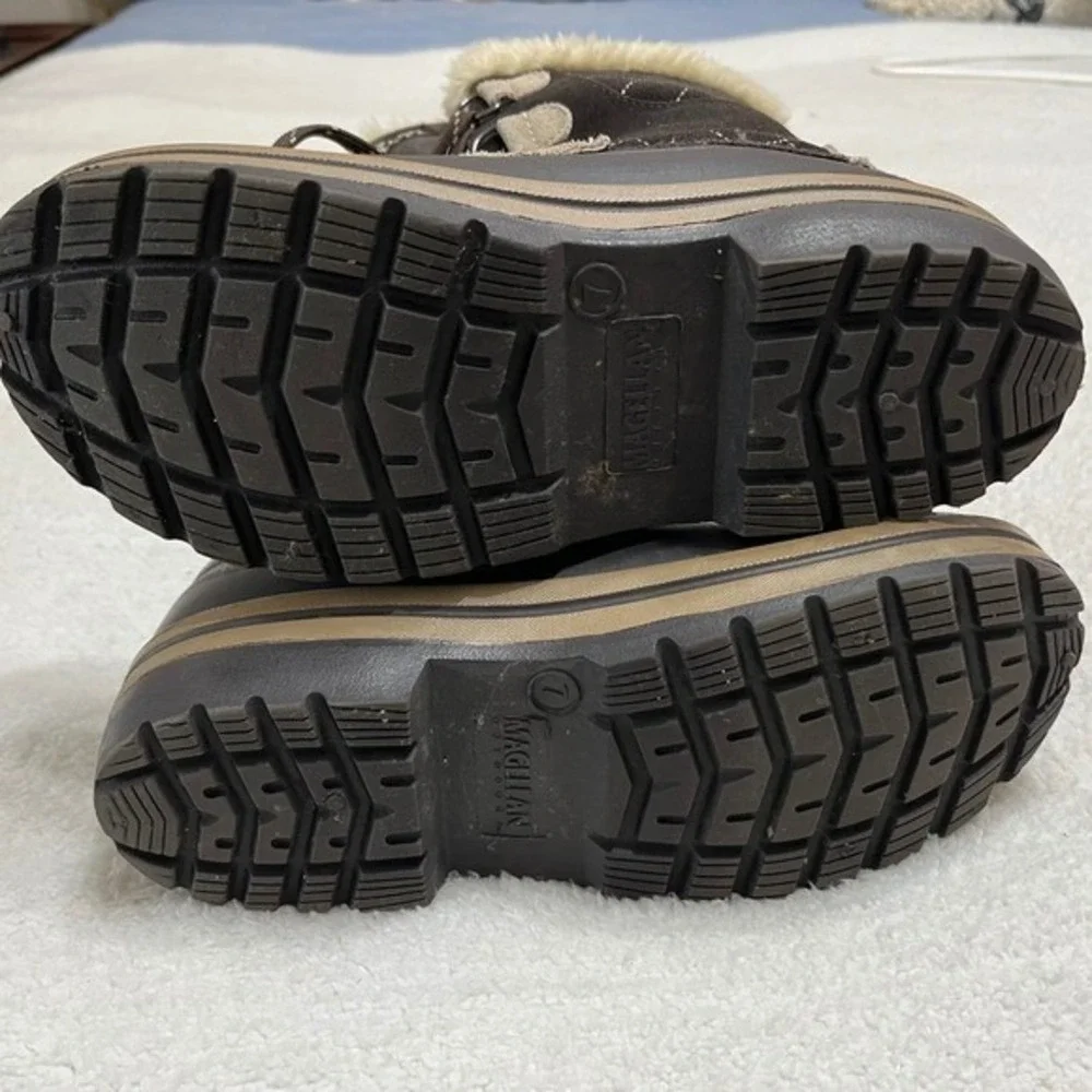 Magellan Womens Winter‎ Snow Boots Insulated Waterproof Fur Lined Size 7